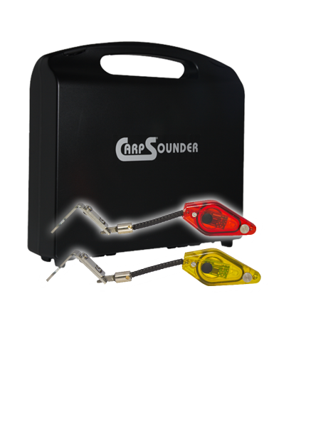 Carp Sounder 2 x DROPSTAR DR LX-2 Hanger mini LED nach Wahl im Koffer