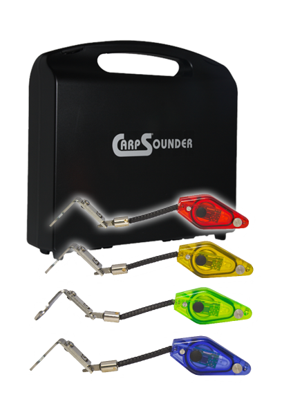 Carp Sounder 4 x DROPSTAR DR LX-2 Hanger mini LED nach Wahl im Koffer