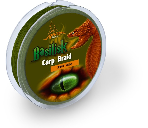 Quantum Radical Basilisk Carp Braid grün Tragkraft 35 lb 15,9 kg